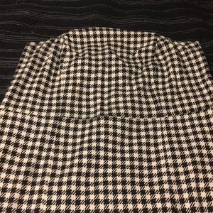 Houndstooth strapless dress Sz 20W